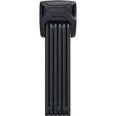 ABUS Foldable Bordo 6000K/90 BK SH bike lock, compact and secure, with black foldable metal design for bicycle security.