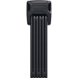 ABUS Foldable Bordo 6000K/90 BK SH bike lock, compact and secure, with black foldable metal design for bicycle security.