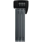ABUS Foldable Bordo Lite 6055C/85 BK SH lightweight bike lock with digital code, compact and foldable bike security accessory.