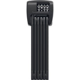 ABUS Foldable Bordo 6000/90 BK SHFL combo lock with Monkeylink holder, black, compact foldable bike lock, accessories.