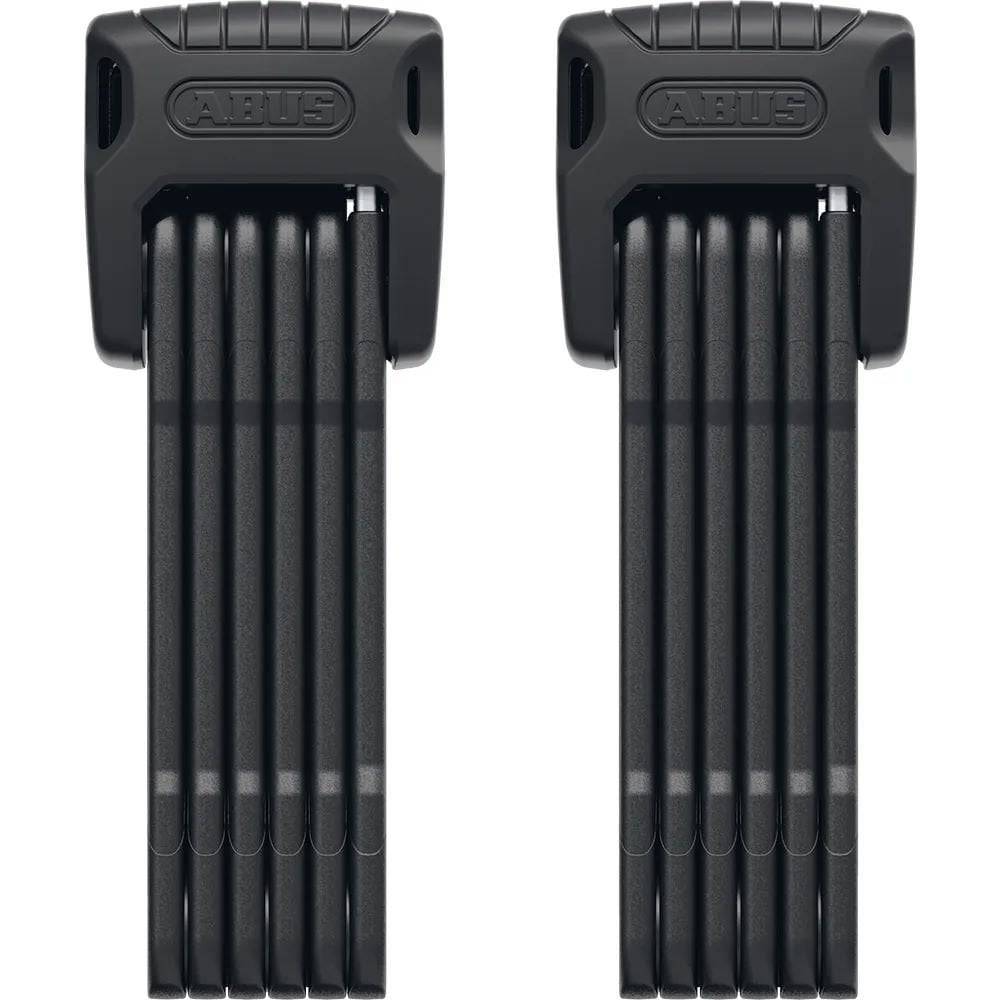 ABUS Foldable Bordo 6500K/90 BK SH Granit Twinset bike lock with XPlus security, shown in a compact foldable form