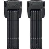ABUS Foldable Bordo 6500K/90 BK SH Granit Twinset bike lock with XPlus security, showcasing its foldable design and sturdy metal construction.