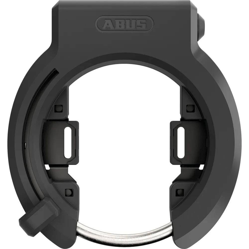 ABUS GRANIT Frame Lock 6950M with XPlus Cylinder bike security accessory, showing the sturdy lock and key mechanism.