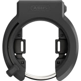 ABUS GRANIT Frame Lock 6950M AM R BK XPlus bicycle lock attached to a bike frame for secure quick stops.