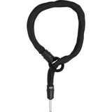 ABUS Frame Lock Adapter Chain ACH IVY 6KS/100 with IvyTex Security Cover in black, showcasing the chain and protective cover.