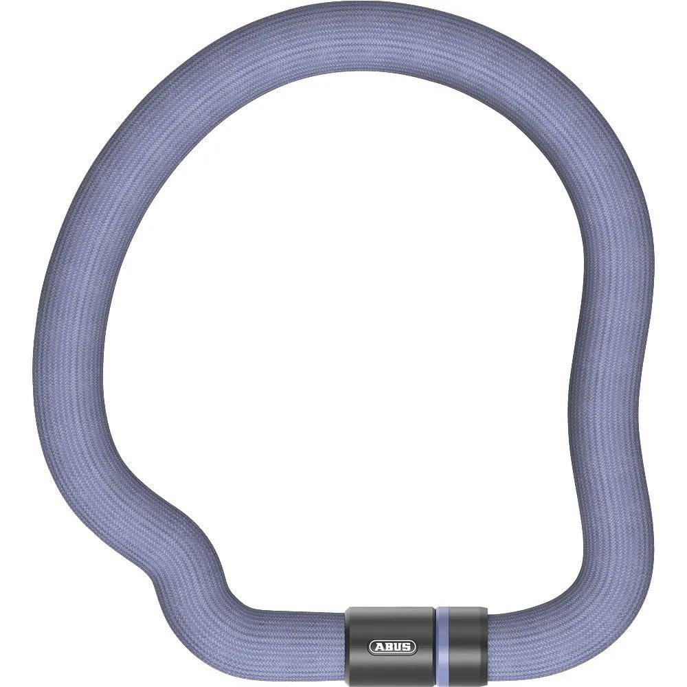 ABUS Goose Lock 6206K/110 bike lock with flexible metal chain and foam cover for secure cycling accessories.