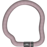 ABUS Goose Lock 6206K/110 Rosemauve bike lock with hardened steel chain, accessories for bicycle security and protection.