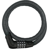 ABUS Steel-O-Flex 6615C/120/15 BK SCMU bike lock with keyless combination code and steel security cable.