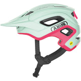 ABUS Cliffhanger MIPS mountain bike helmet with adjustable fit and ventilation, featuring a sleek design and secure straps.
