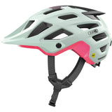 ABUS Moventor 2.0 MIPS mountain bike helmet with ventilation, enhanced protection, and adjustable straps.