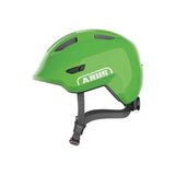 ABUS Smiley 3.0 kids cycling helmet with adjustable fit and colorful design, providing deep protection for young riders.