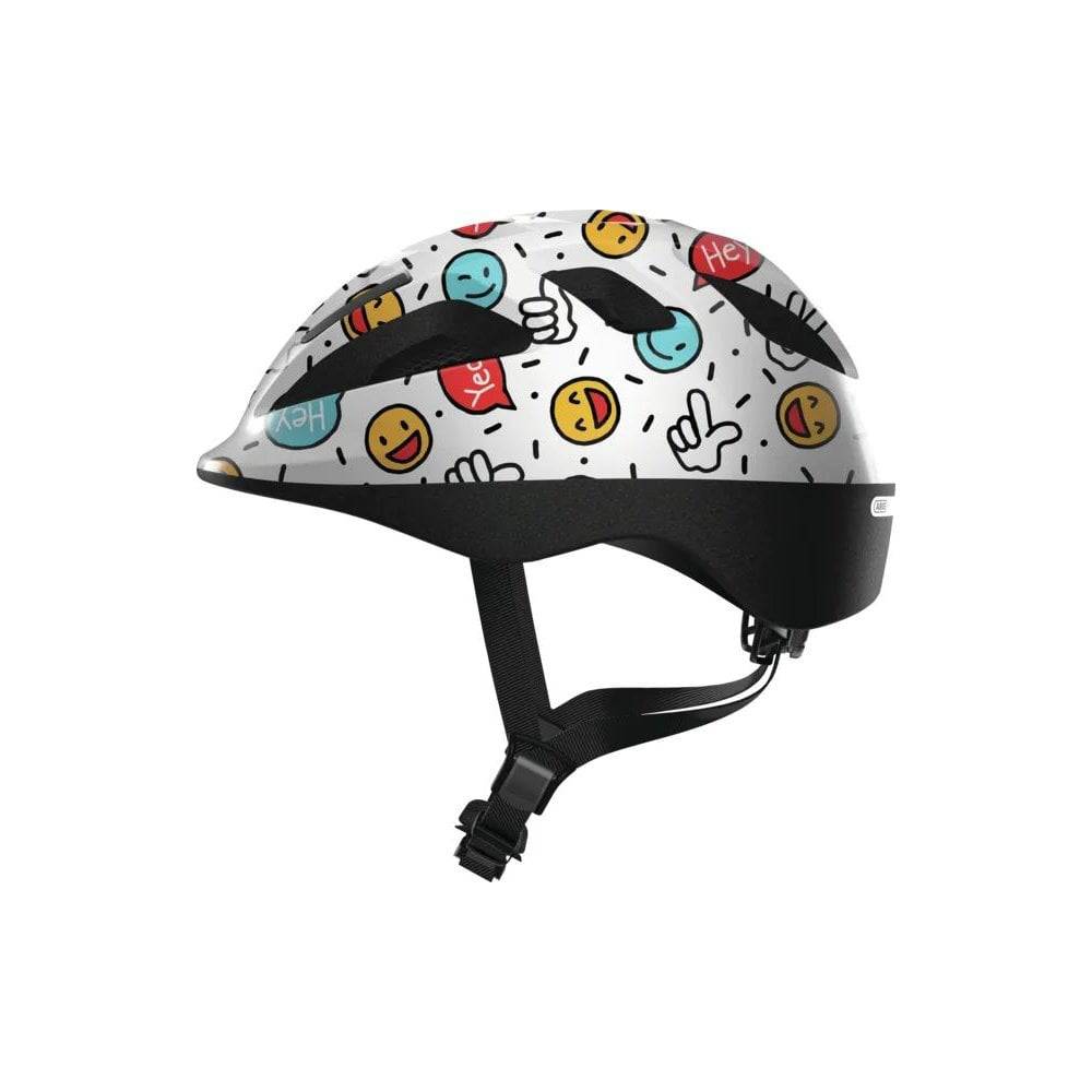 ABUS Smooty 2.0 toddler helmet with adjustable straps and ventilation for child cycling safety and comfort.