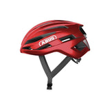ABUS StormChaser ACE cycling helmet with multiple ventilation openings for road racing and cyclocross, lightweight and aerodynamic.