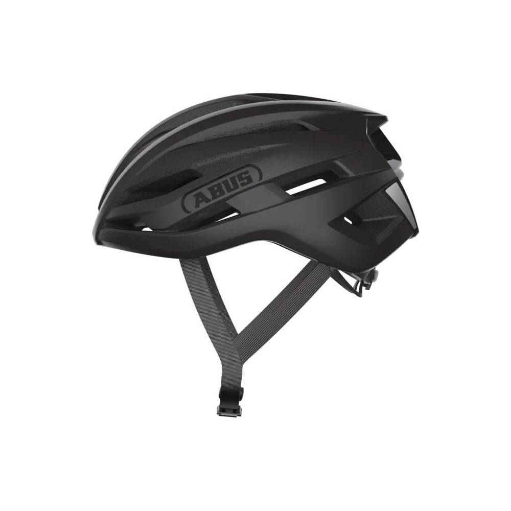 ABUS Stormchaser ACE cycling helmet with ventilation, designed for road racing and cyclocross, lightweight and aerodynamic.