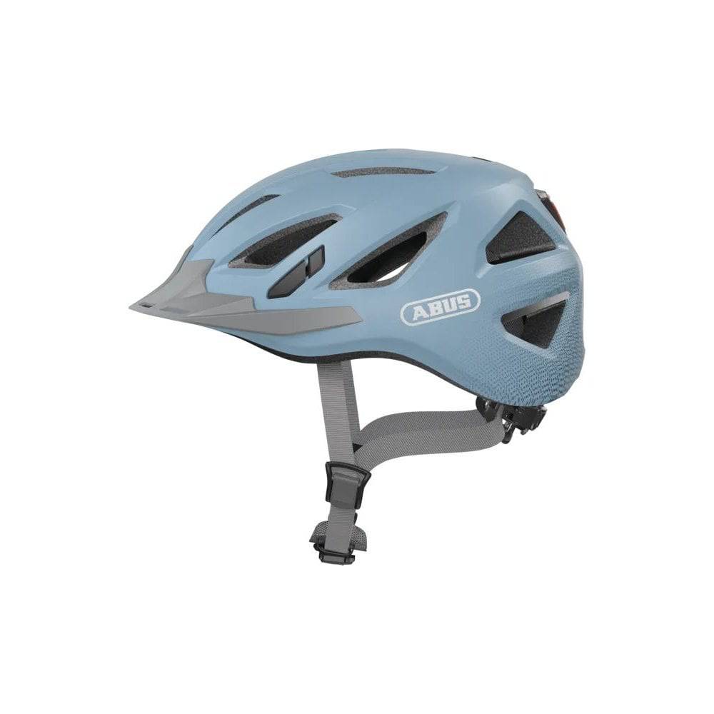 ABUS URBAN-I 3.0 urban cycling helmet with adjustable fit and reflective elements, designed for safe city riding.