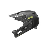 ABUS YOUDROP FF kids full-face MTB helmet with removable chin guard and ventilation for safe mountain biking.