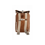 Brooks Pickwick leather backpack with laptop sleeve, handmade in Italy, ideal for urban cycling and everyday accessories.