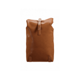 Brooks Pickwick leather backpack with laptop sleeve, handmade in Italy, perfect for urban cycling and daily accessories.