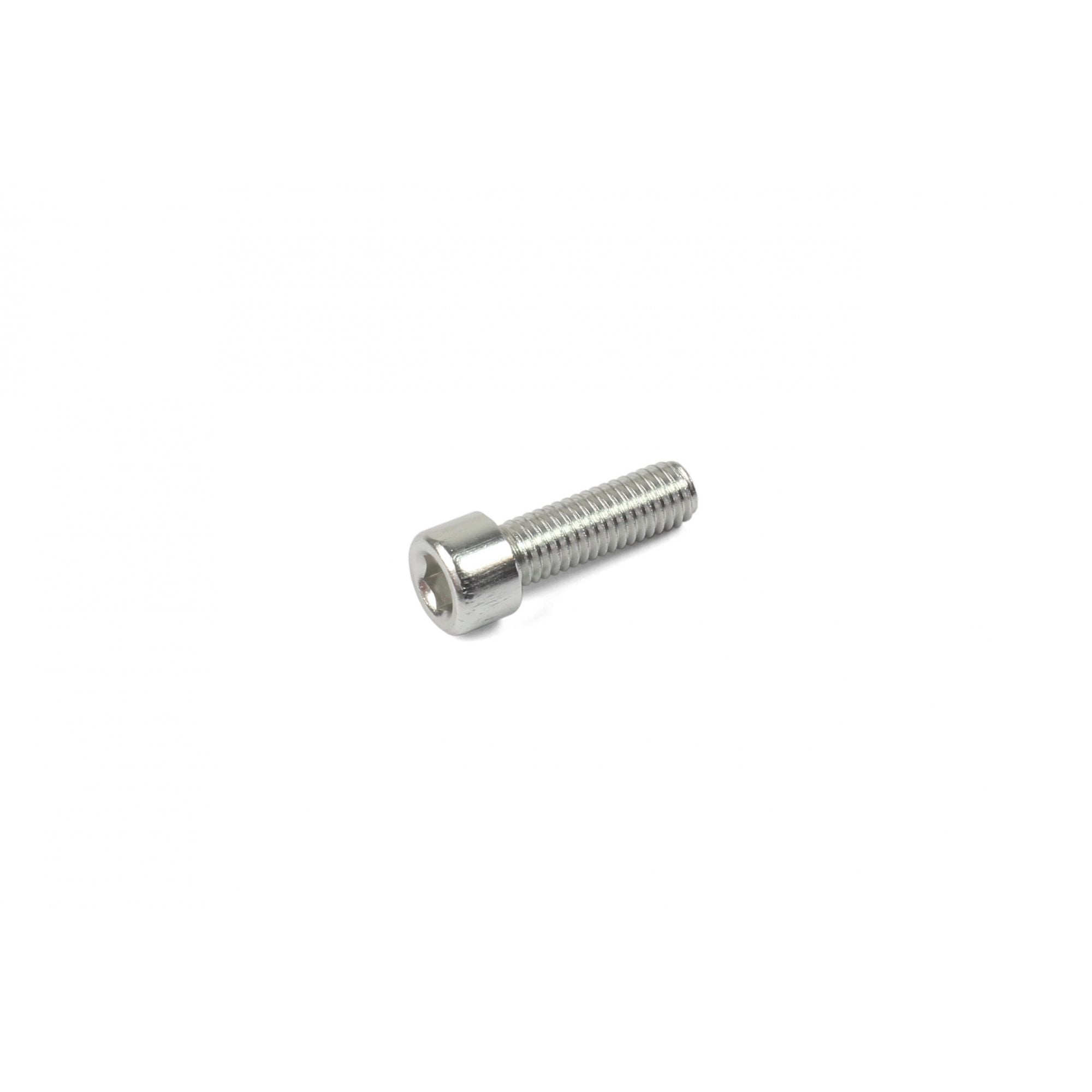 Hope M5 X 16 aluminium cap screw for bike components, used in cycling repairs and accessories.