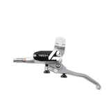 Hope Tech 4 master cylinder complete spares and accessories kit for bicycle brake components, showing various brake parts and tools.