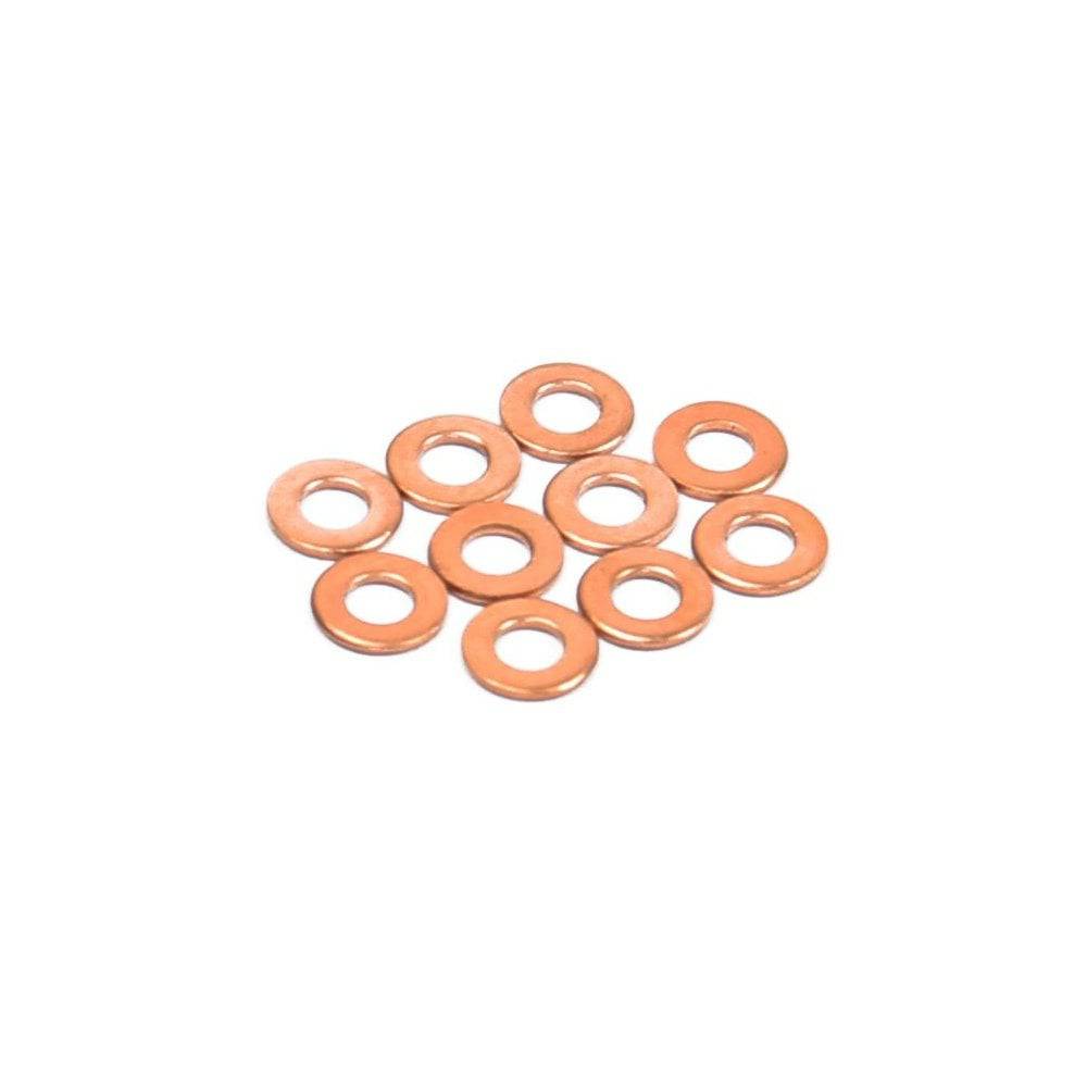 Hope copper washer for brass insert brake components, showing a close-up of the metallic washer on a clean background.