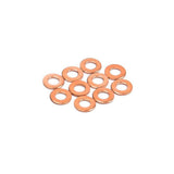 Hope copper washer for brass insert brake components, showing a close-up of the metallic washer on a clean background.