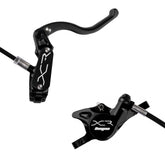Hope XCR Pro X2 cross-country bike brakes with adjustable lever reach, showcasing high-performance cycling component.