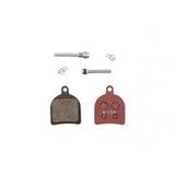 Hope all weather disc brake pads for reliable performance, showing the component set with metal backing plates and brake friction material.