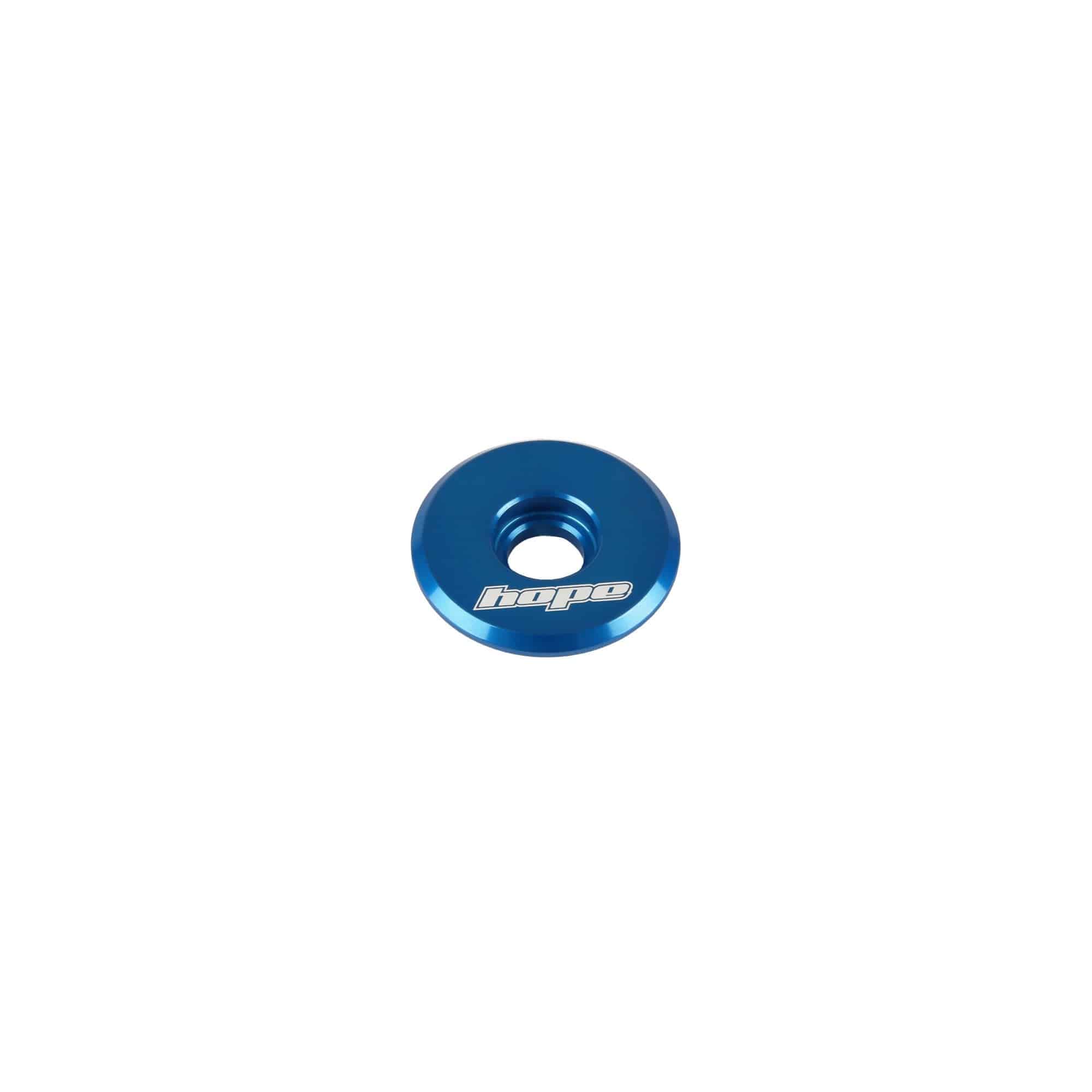 Hope Top Cap 2024 for bike headset, durable component accessory ensuring a secure fit for bike steering systems.