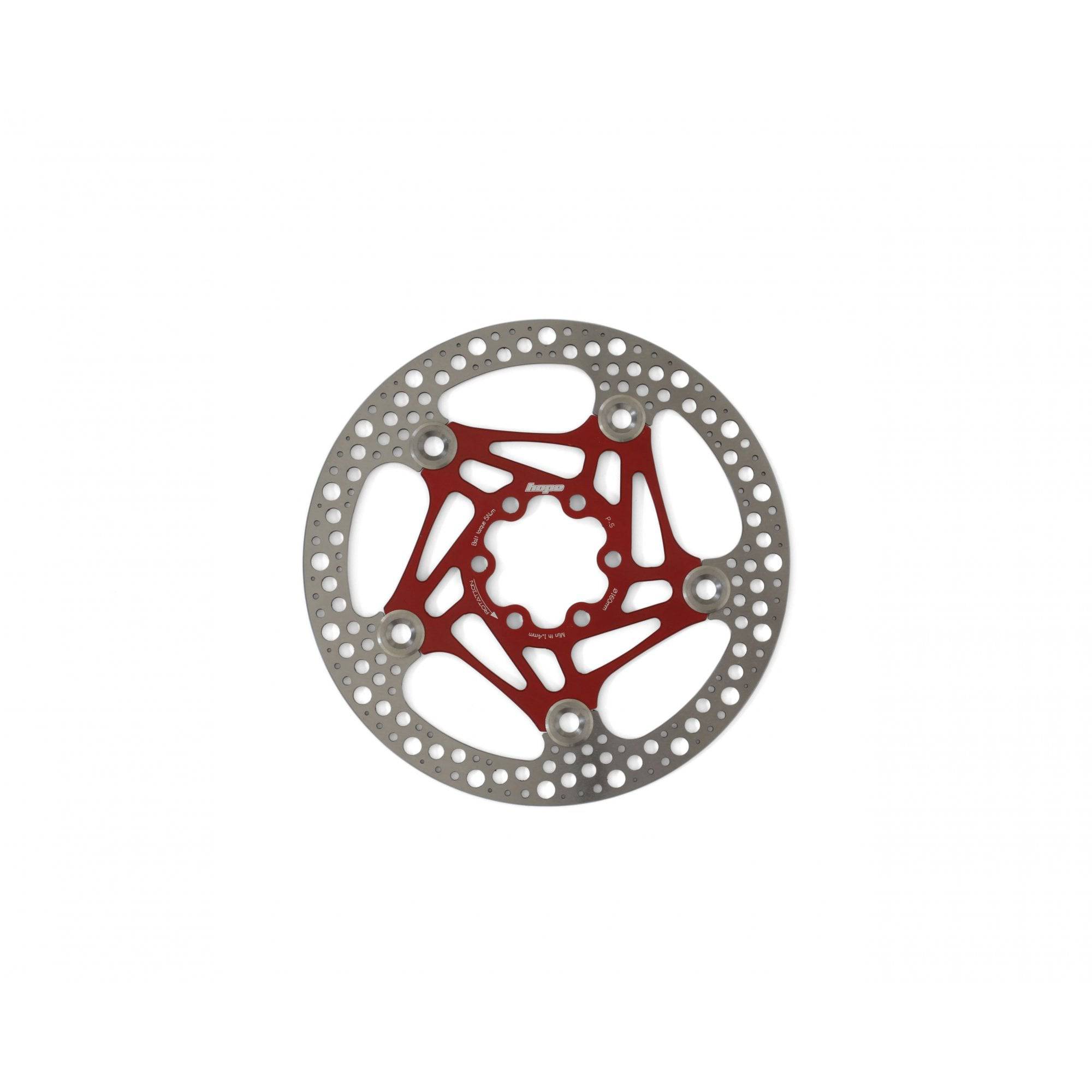 Hope Road 6 Bolt Floating Disc Rotor for road bikes, 140mm and 160mm, featuring high-performance brake components.