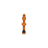 Hope tubeless valve with single Presta valve core for removable tubeless wheel setup, component for bicycle tire maintenance.