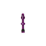 Hope tubeless valve with removable Presta core for tubeless bicycle wheels, component for secure valve installation.