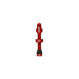Hope tubeless valve with removable Presta core for tubeless bicycle wheels, component part for high-performance wheel setup.