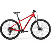 Merida Big Nine 80 29er mountain bike with Shimano CUES U4000 components and TFS frame, ready for off-road adventures.