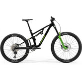 Merida One-Sixty FR 800 mountain bike with 180mm suspension, designed for aggressive trail riding on rugged terrain.