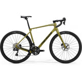 Merida Silex 8000 gravel bike with Shimano GRX Di2 2x12-speed drivetrain and carbon Easton EC70 AX wheels