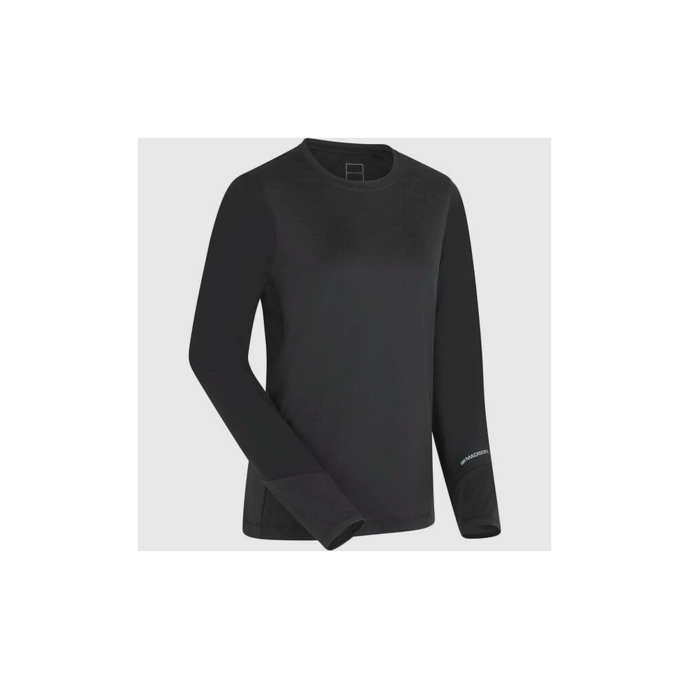 Madison Flux women's long sleeve trail jersey for mountain biking, featuring breathable fabric and sporty design.
