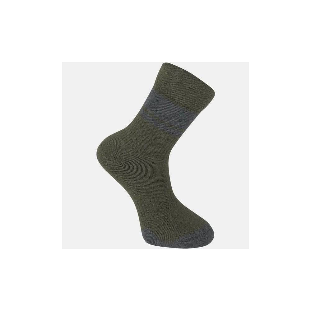 Madison DTE Isoler Merino Wool winter cycling socks with insulation, featuring a snug fit and moisture-wicking Merino wool for cold weather.
