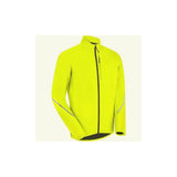 Madison men's waterproof cycling jacket with reflective safety features, lightweight outdoor clothing for biking in wet conditions.
