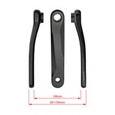 Fsa Ebike Chainset Ck-745 Isis 25.7Mm Black Cranks