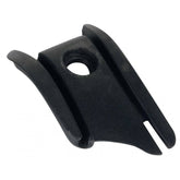 Trek Madone 6 Series bottom bracket cable guide in black, durable component for optimal bike cable management.