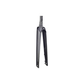 Trek Madone SLR rigid fork for road bikes, showcasing precise steering control and sleek component design.
