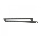 Trek Roscoe 29 chainstay armor in black, durable frame protection component for mountain bike frame.