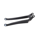 Trek Remedy 9.8 27.5 2022 frame chainstay replacement part for mountain bikes, shows the black metal component with mounting holes.