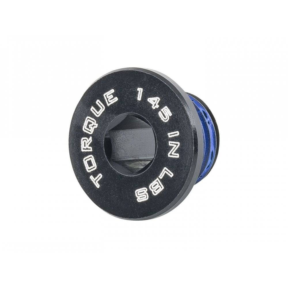 Black Trek M12x1.25 main pivot bolt for full suspension bike frame replacement, component part for Trek mountain bikes.