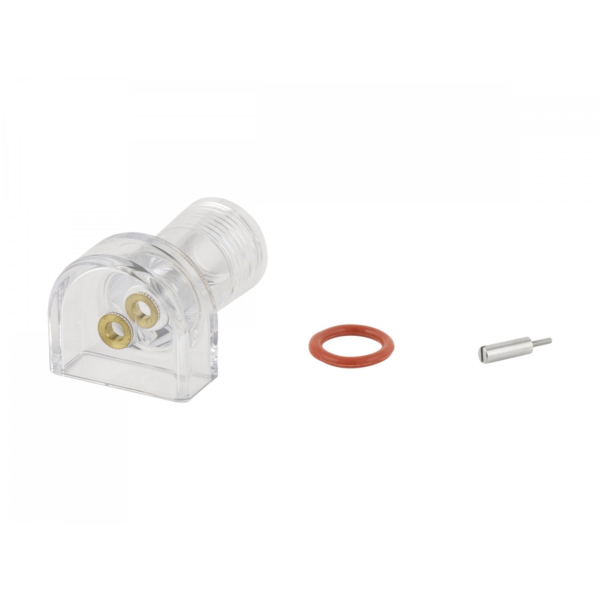 Trek Nutsert Cutting Attachment for precision Rivnut installation, clear plastic component, one size fits various rivet tools.