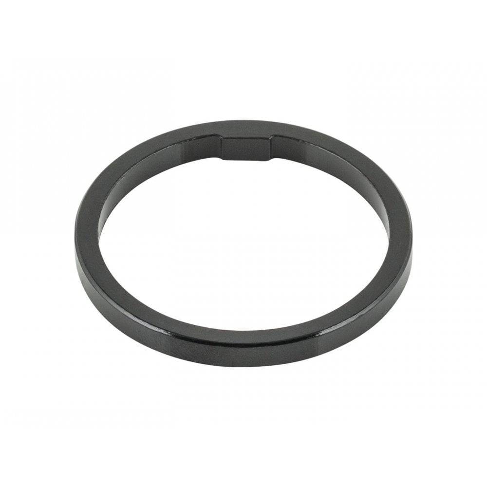 Black Trek cargo box 1 1/8-inch headset spacer, 10mm x 28.6mm, designed for bike components and headset installation.