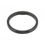Black Trek cargo box 1 1/8-inch headset spacer, 10mm x 28.6mm, designed for bike components and headset installation.
