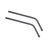 Trek 2023 Farley alloy rear cargo rack support strut kit in black, rear rack support for mountain bike accessories.