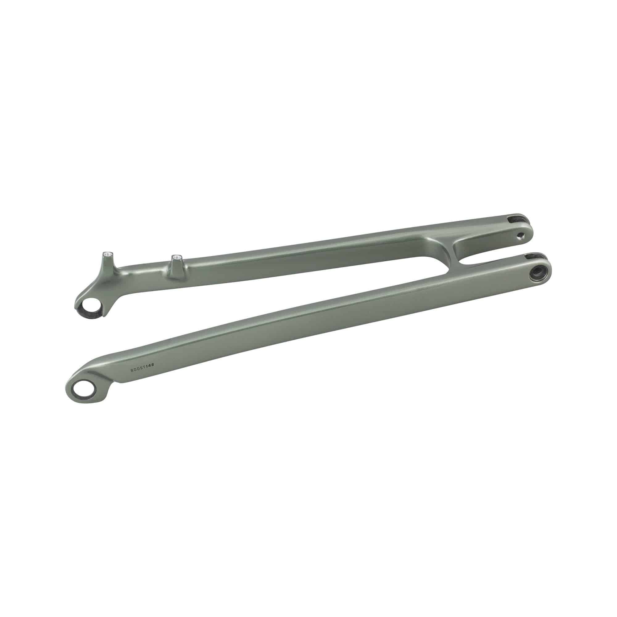 Trek Slash Gen 6 carbon seatstay replacement component, paint-matched for bike frame, showing detailed close-up of the seatstay.